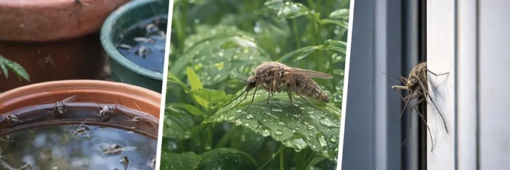 komary w ogrodzie